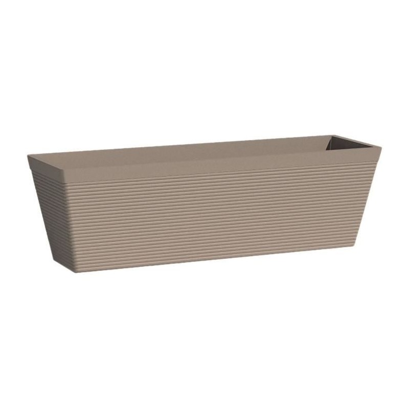 Jardiniere - GARDEN ID - Green Care Impact Taupe - 50 x 16 x 16 cm - Garanti ...