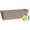 Jardiniere - GARDEN ID - Green Care Impact Taupe - 50 x 16 x 16 cm - Garanti ...