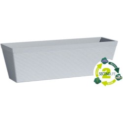 Jardiniere - GARDEN ID - Green Care Impact Bleu-Gris - 50 x 16 x 16 cm - Gara...