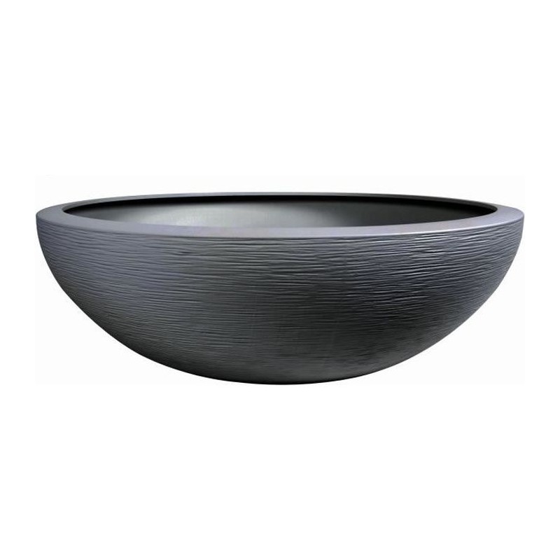 Pot vasque - EDA - Graphit Up - 39 L - Ø 59 x H. 21 cm - Gris Anthracite