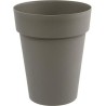 Vase mi-haut Rond Ø 44 cm - EDA - Toscane - 50 L - Ø 44 x H. 53 cm - Taupe