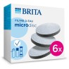 Cartouche BRITA - MicroDisc - Pack de 6 - 1 filtre = 1 mois de filtration