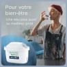 Carafe filtrante BRITA - Marella Blanche - Capacité 2,4L dont 1,4L d'eau filt...
