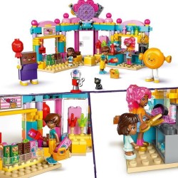 LEGO Friends 42649 La Confiserie de Heartlake City - Jouet de Construction en...