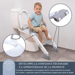Réducteur de WC - DREAMBABY - STEP-UP - Siege d'apprentissage de la propreté ...
