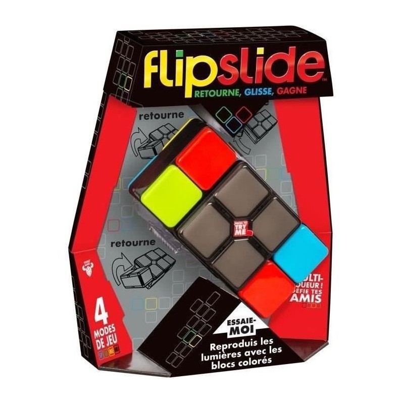 Flipslide - MOOSE TOYS - Jeu électronique de combinaison de lumiere, avec pil...
