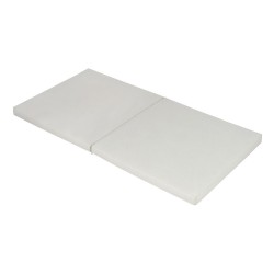 Matelas Bébé Pliant 60x120x4cm - 2 Parties - Couchage D'appoint - Déhoussable...