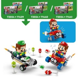LEGO Super Mario 72034 Mario Kart – Bébé Mario contre Bébé Luigi - Cadeau Nin...