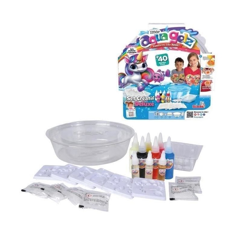 Simba - Aqua Gelz - Set Créatif Deluxe - Figurine en 3D - Kit Créatif pour en...