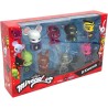 Bandai - Miraculous - Pack de 8 kwamis – Collection de Mini-figurines - P50532