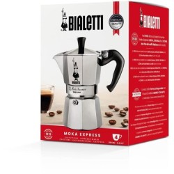 Cafetiere Italienne BIALETTI  - Moka Express - Aluminium - 4 Tasses