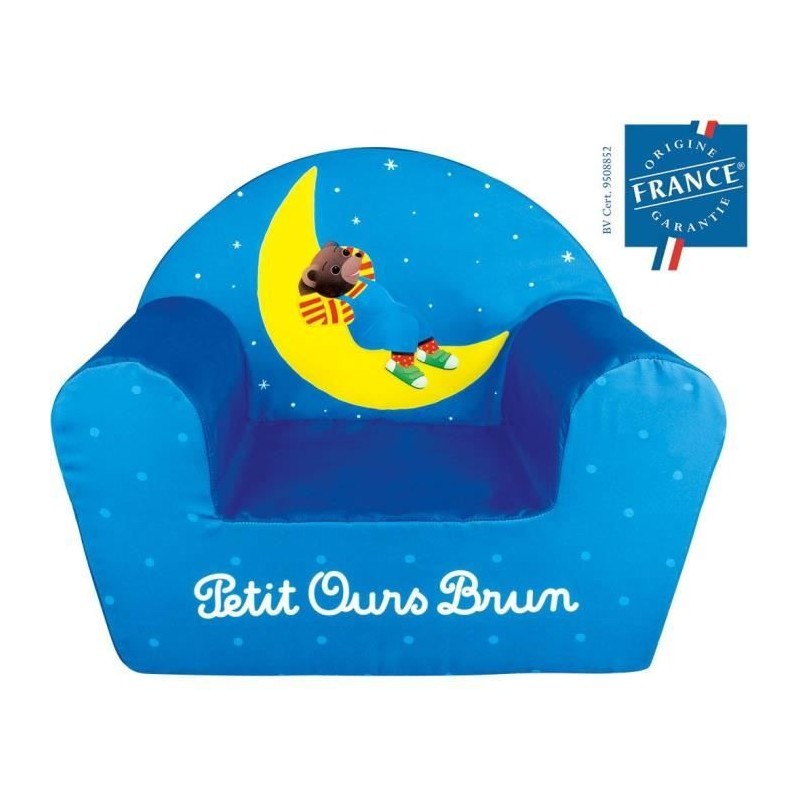 Fauteuil club en mousse Petit Ours Brun pour enfant - Fun House