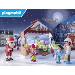 PLAYMOBIL 71472 Calendrier de l'Avent Marché de Noël, 24 surprises, 84  piece...