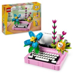 LEGO Creator 31169 3-en-1 La machine a écrire avec des fleurs - Jeu pour enfa...