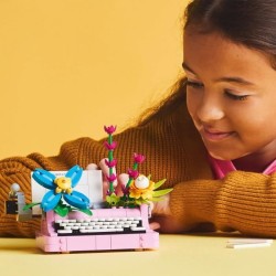LEGO Creator 31169 3-en-1 La machine a écrire avec des fleurs - Jeu pour enfa...