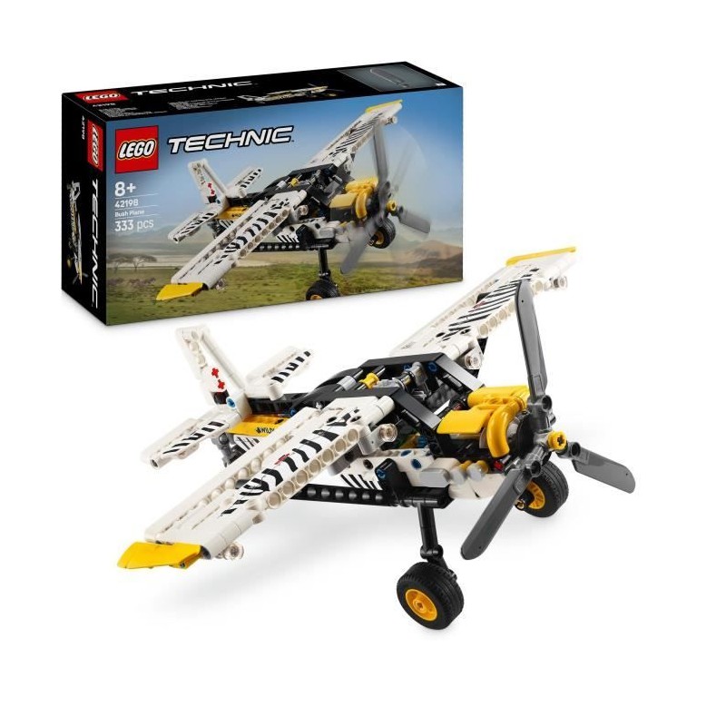 LEGO Technic 42198 L'avion de brousse - Jeu de construction pour garçon des 8...