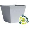 Pot carré - GARDEN ID - Green Care Impact Bleu-Gris - 29 x 26 cm - Garanti 10...