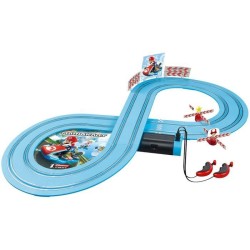 Circuit Mario Kart - CARRERA-TOYS - Coffret complet avec 2 voitures télécomma...