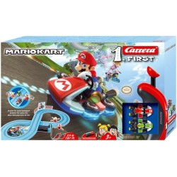 Circuit Mario Kart - CARRERA-TOYS - Coffret complet avec 2 voitures télécomma...