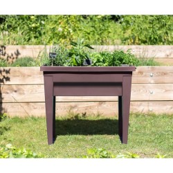 Espace potager sur pieds - EDA - Veg&Table City - 57 L - Table de culture sur...