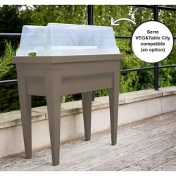 Espace potager sur pieds - EDA - Veg&Table City - 57 L - Table de culture sur...