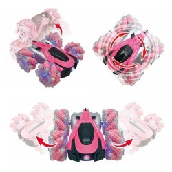 Crosslander 360+ - Voiture rose télécommandée Tout-Terrain lumineuse, program...