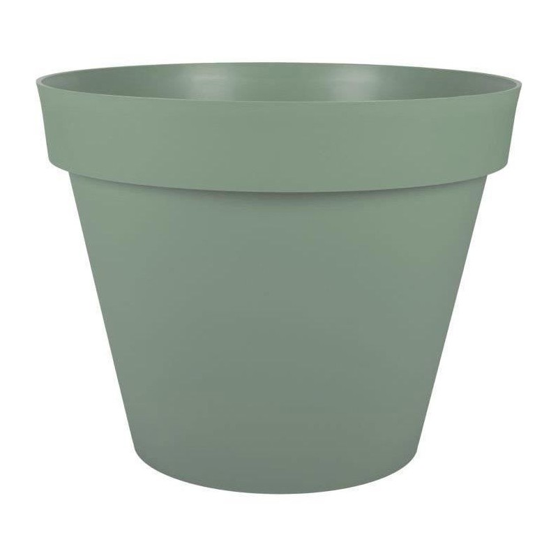 Pot de fleurs rond - EDA - Toscane - 76 L - Ø 60 x H 47 cm - Vert laurier