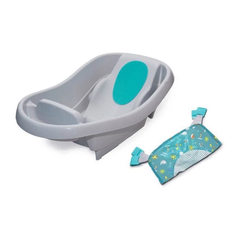 INGENUITY Baignoire bébé évolutive, grand confort, extra-large avec transat b...