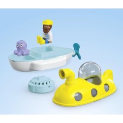 PLAYMOBIL Junior 71440 Sous-marin, Junior AQUA Tinti, Jouet pour le bain, Des...