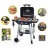 Smoby - BBQ Grill - Barbecue pour enfant - 18 accessoires - Fonctions flammes...