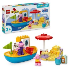 LEGO DUPLO 10432 Le Voyage en Bateau de Peppa Pig - Set de Jeu de Bain pour T...