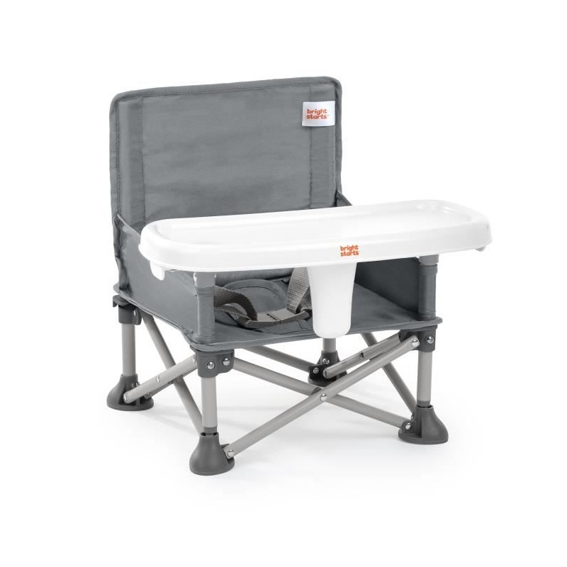 BRIGHT STARTS Rehausseur de chaise pliable, PoP N Sit, nomade, de voyage, Lég...