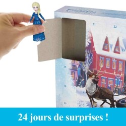 Calendrier de l'Avent La Reine des Neiges, 24 surprises avec poupées