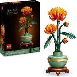 LEGO Icons 10368 Le Chrysantheme - Set de Décoration Florale a Construire Pou...