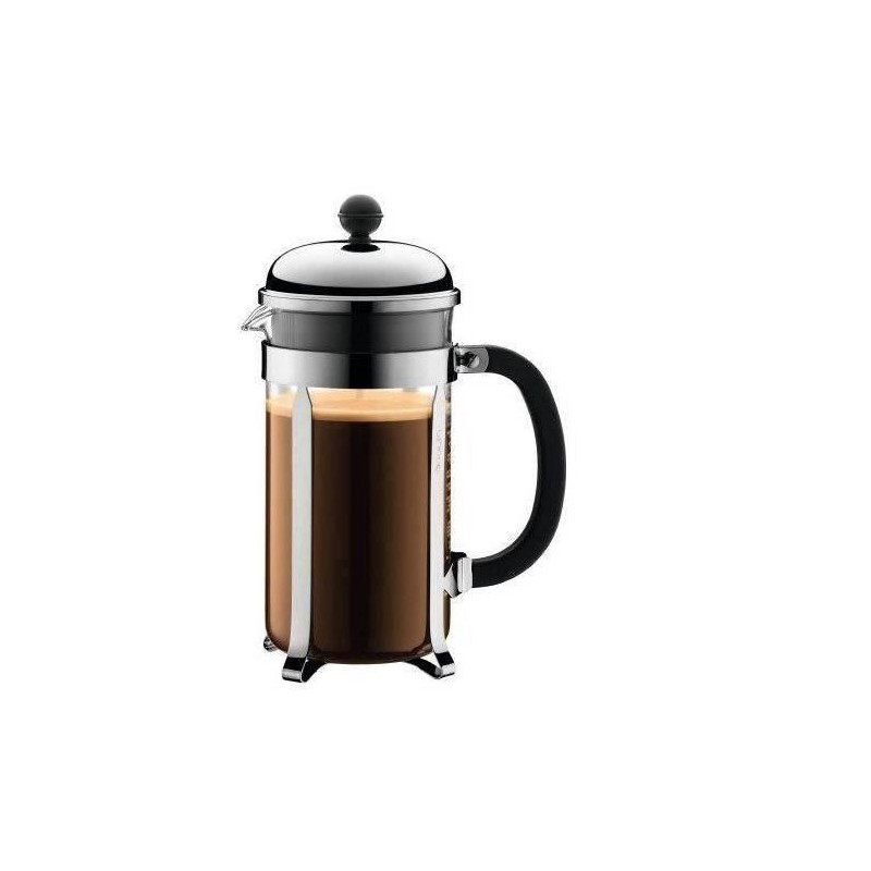 CHAMBORD - Cafetiere a piston BODUM , 8 tasses, 1.0 l, acier inox