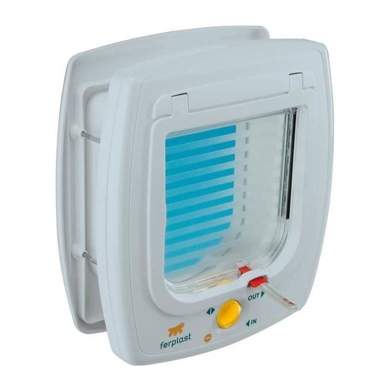 Ferplast Chatiere manuelle a 4 voies Swing 5T Blanc 72103011