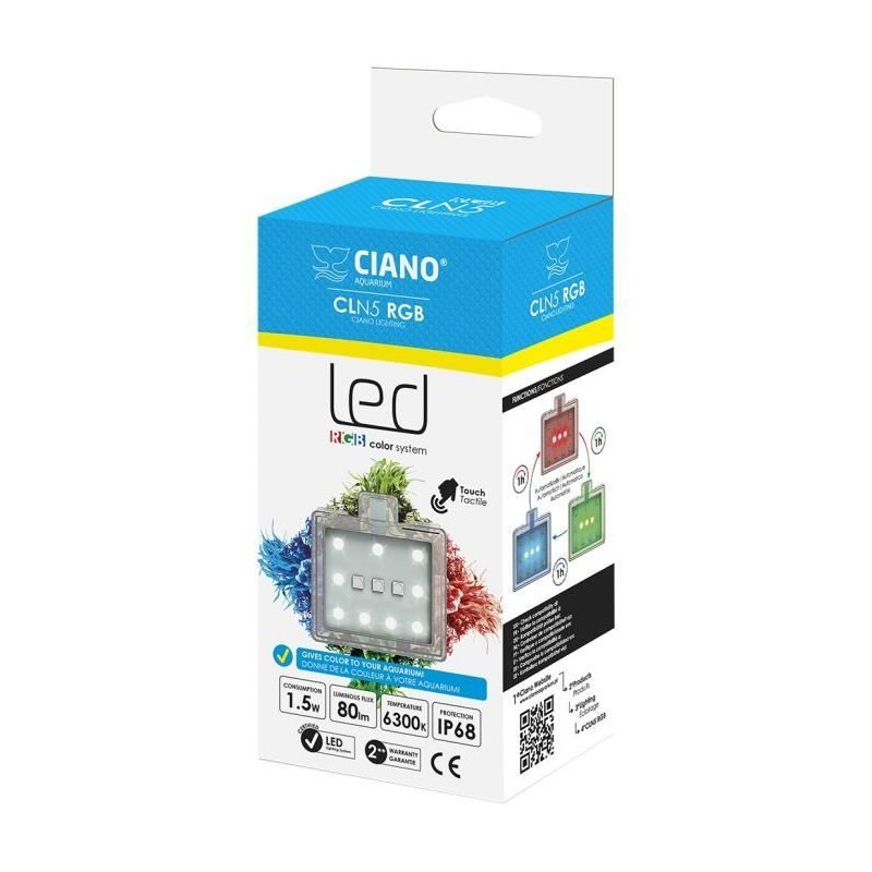 CIANO CLA 20 UNIVERSAL - lampe led universelle 1,5W pour verre de 3 a 5MM