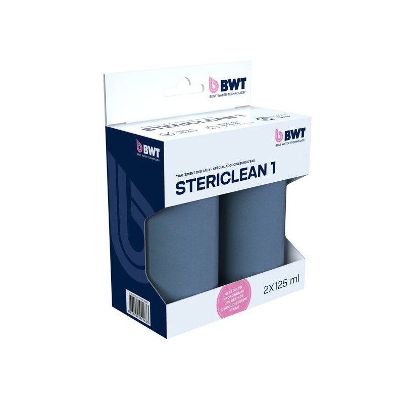 Nettoyant résines adoucisseur - BWT - IOCLEAN - Élimination biofilm & impuret...