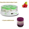 Yaourtiere LITTLE BALANCE - Capacité 7 pots de 190ml + 6 pots additionnels - ...