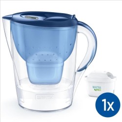 Carafe filtrante BRITA - Marella Bleu XL - Capacité 3,5L dont 2,5L d'eau filt...