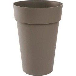 Vase haut Rond Ø 46 cm - EDA - Toscane - 67 L - Ø 46 x H. 65 cm - Taupe