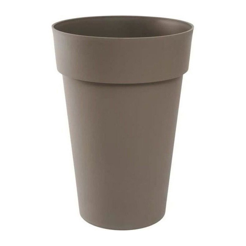 Vase haut Rond Ø 46 cm - EDA - Toscane - 67 L - Ø 46 x H. 65 cm - Taupe