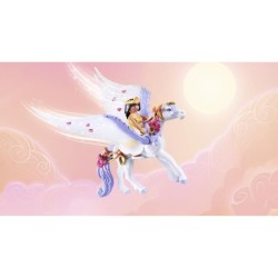 PLAYMOBIL 71361 Cheval ailé a décorer avec princesse, Princess Magic, chevali...