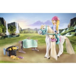 PLAYMOBIL 71354 Isabella & Lioness aire de lavage - Horses of Waterfall - Des...
