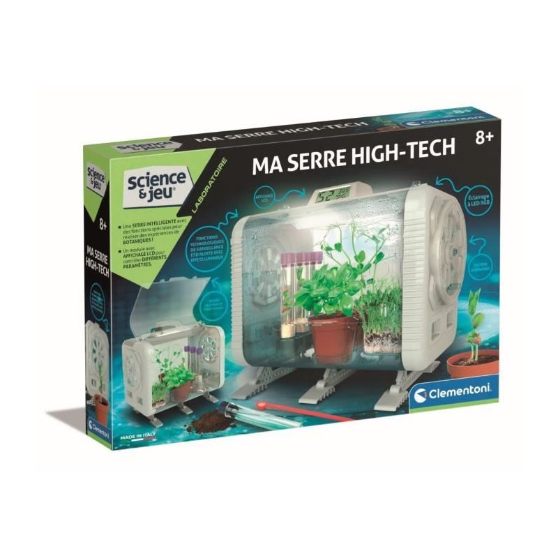 CLEMENTONI - Ma serre high-tech - 3 maniere de faire pousser -