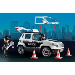 PLAYMOBIL 71602 Poste de police et véhicules, Les Policiers, Action Heroes, 1...