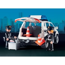 PLAYMOBIL 71602 Poste de police et véhicules, Les Policiers, Action Heroes, 1...