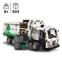 LEGO 42167 Technic Mack LR Electric Camion Poubelle, Jouet de Camion Électriq...