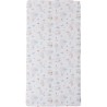 Matelas nomade Balloons - 120 x 60 x 4 cm - Blanc - TINEO