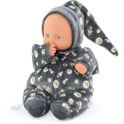 Mon Doudou COROLLE - Babipouce Brille dans la Nuit - 28 cm - senteur